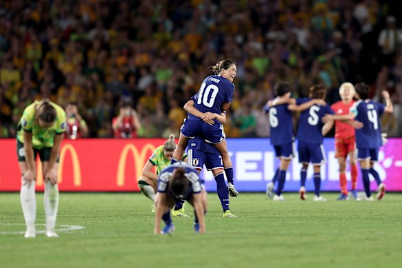uka Nagano of Japan celebrates winning the AFC Women’s Asian Cup Australia 2026.