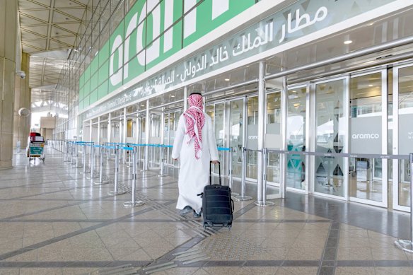 King Khalid International in Riyadh, Saudi Arabia.