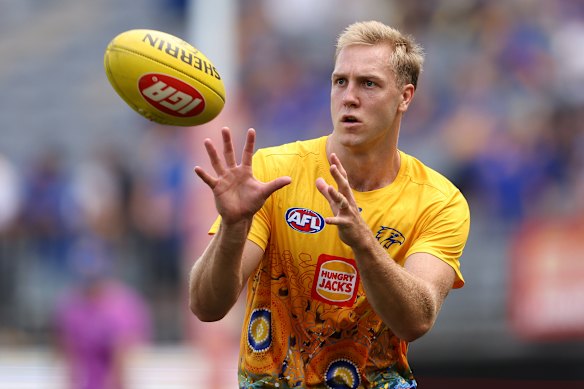West Coast’s Oscar Allen is almost certain to leave the club for Brisbane.