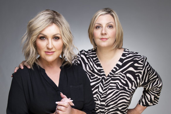 Meshel Laurie and Emily Webb host the popular Australian True Crime podcast.