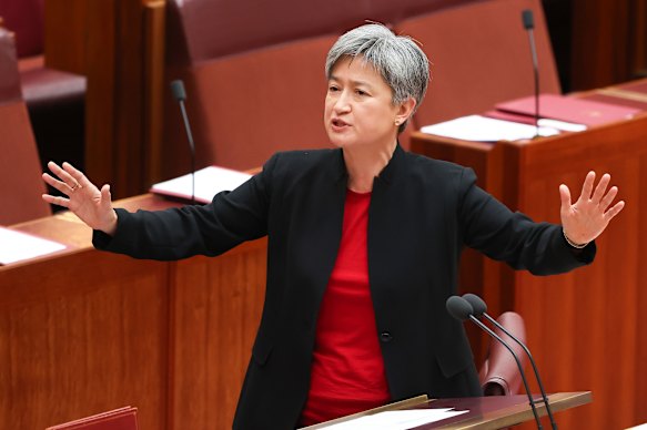 Labor’s Senate leader Penny Wong. 