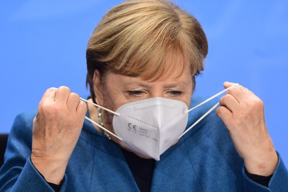 German Chancellor Angela Merkel is reportedly considering a "mega-lockdown".