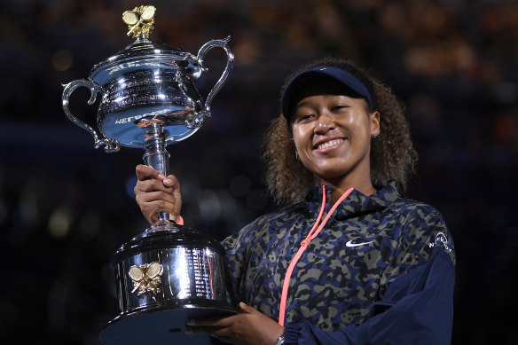 Naomi Osaka claimed the Australian Open women’s singles crown in 2021.