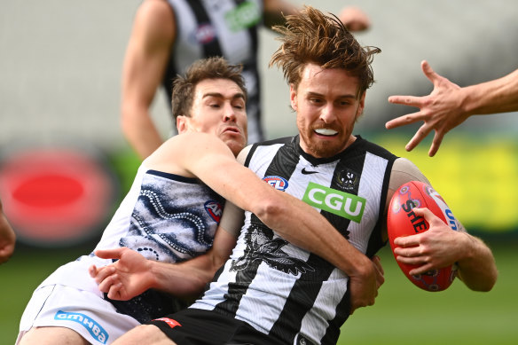 Magpies defender Jordan Roughead has had shoulder surgery.