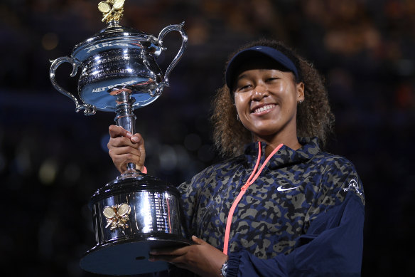 Naomi Osaka has won the Australian Open women’s singles title twice.