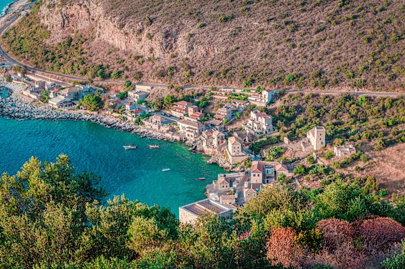 Limeni, a small village on the Mani peninsula in the Peloponnese of mainland Greece, is a popular tourist destination.