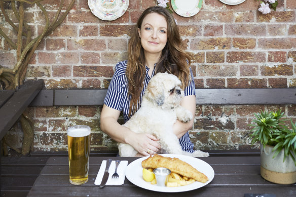Kate Leaver and her “precious creature”, Bertie the shih tzu.
