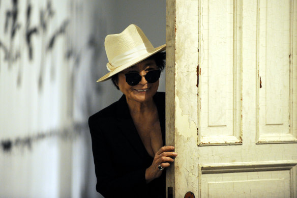 Yoko Ono's 2013 exhibition was the source of controversy behind the scenes.