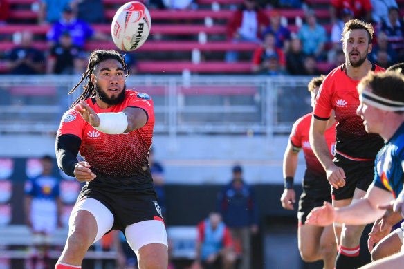 Ma’a Nonu playing for the San Diego Legion.