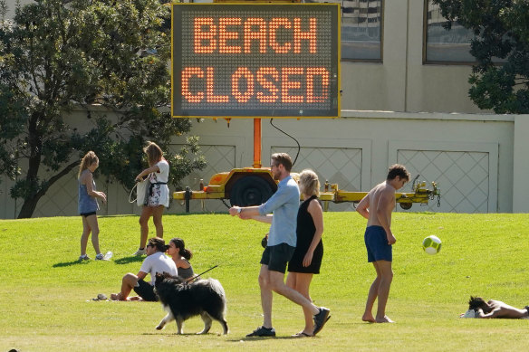 Re-opening public spaces such as parks and beaches for gatherings would depend highly on people adhering to social distancing, experts say.