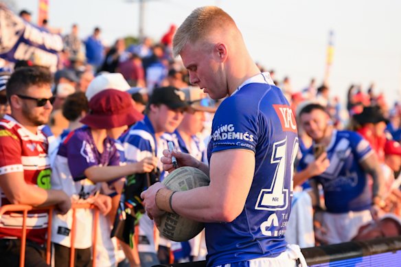 Bailey Hayward is fast becoming a fan favourite at Belmore.