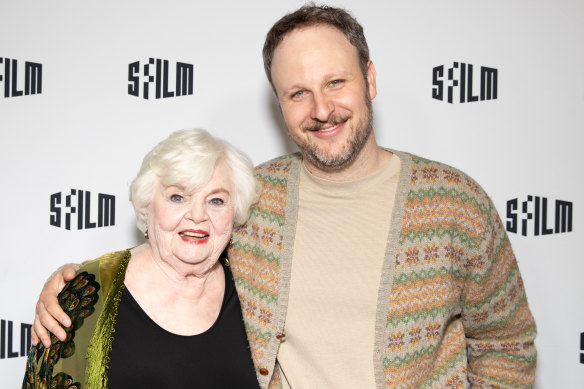 June Squibb with Thelma’s writer-director Josh Margolin, who based the film on his 104-year-old grandmother.