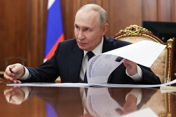 Russian President Vladimir Putin.