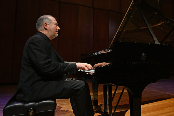 Watching American classical pianist Garrick Ohlsson play is like having a conversation with a wise and kind master.