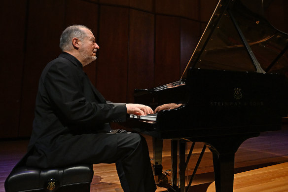 Watching American classical pianist Garrick Ohlsson play is like having a conversation with a wise and kind master.