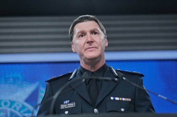 Victoria Police Chief Commissioner Shane Patton.