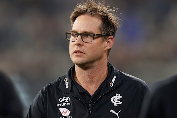 Former Carlton coach David Teague.