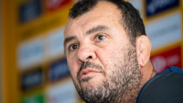 Planning ahead: Wallabies coach Michael Cheika has a big job ahead of him this year with the Rugby World Cup in sight. 