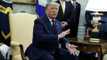 President Donald Trump on Wednesday, his 1000th day in office.