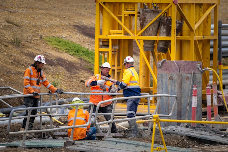 On hold: Civil infrastructure construction, coming off a boom, is likely to slow.