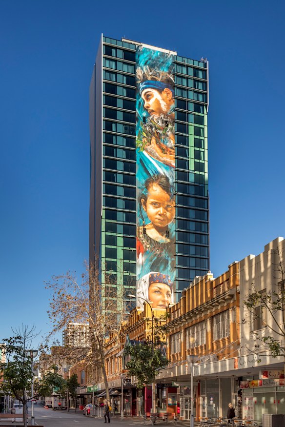 This mega-mural on Perth's The Adnate is the largest in the southern hemisphere.