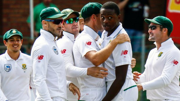 Regrets: South Africa's Kagiso Rabada is a big loss for the series.