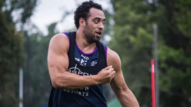 Melbourne Storm signing Sam Kasiano has impressed early at his new club.