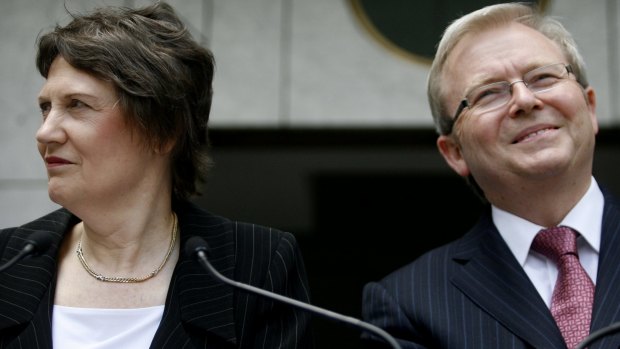 Helen Clark and Kevin Rudd were both vying for the UN's top job in 2016.