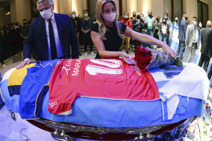 Maradona funeral best sale photos
