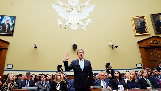 As he fought to restore his credibility, Michael Cohen, Donald Trump’s former personal lawyer, appeared before Congress in 2019.