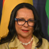 Prime Minister Anthony Albanese with the retiring Brendan O’Connor (left) and Linda Burney.