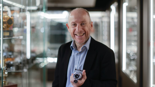 Peter Michael of Michaels camera store which will be closing down soon. 