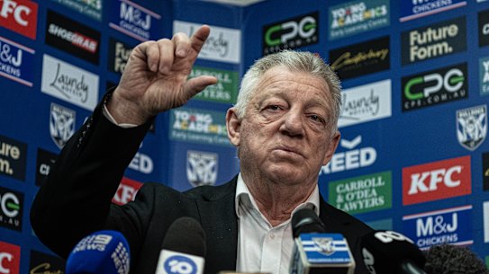 Bulldogs general manager Phil Gould.