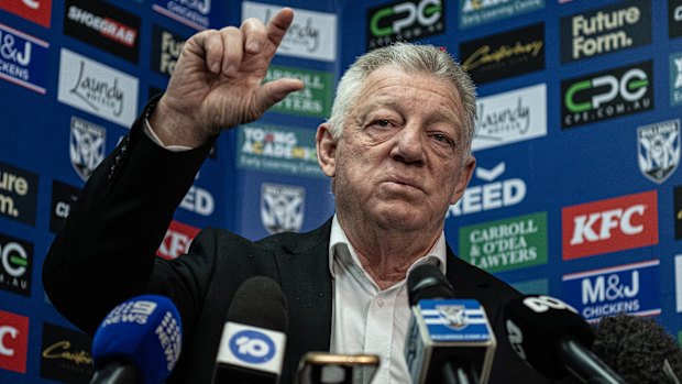 Bulldogs general manager Phil Gould.