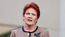 One Nation leader Pauline Hanson.