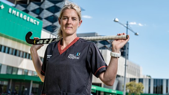 Current world goalkeeper of the year Rachael Lynch is one of two players appealing their Hockeyroos axing. 