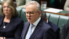 Prime Minister Anthony Albanese rejects the notion of being influenced by the gambling lobby during question time at Parliament House.