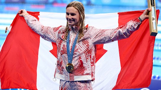 Canadian swim sensation Summer McIntosh.