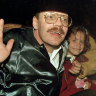 Terry Anderson who was the longest held American hostage in Lebanon, grins with his 6-year-old daughter Sulome, 1991, as they leave the U.S. Ambassador’s residence in Damascus, Syria, following his release.