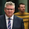 Former Melbourne Rebels President Paul Docherty appears at the Federal Court.