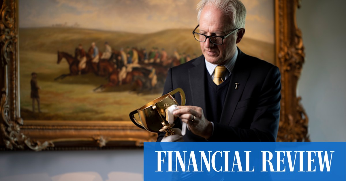 The solid-gold Melbourne Cup trophy goes on tour around Australia and the world every year. It's Joe McGrath's job to accompany it. - Vimarsana News