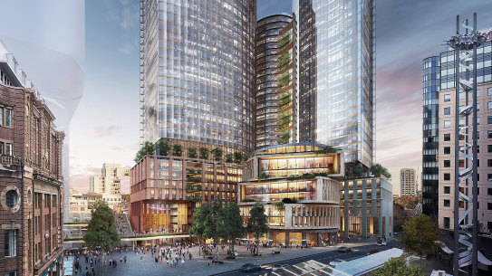 A $2.5 billion redevelopment is planned to be built next door to Atlassian's proposed headquarters near Central Station in Sydney's CBD.