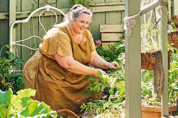 Anna Matilda is an expert at growing her own food.
