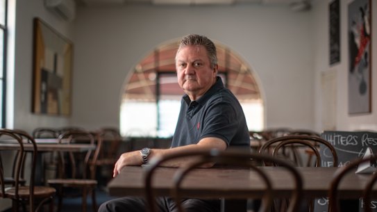 Denis Sabbadini, owner of the Waiters Restaurant.