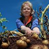 North Blackwood potato farmer Louisa Dunn.