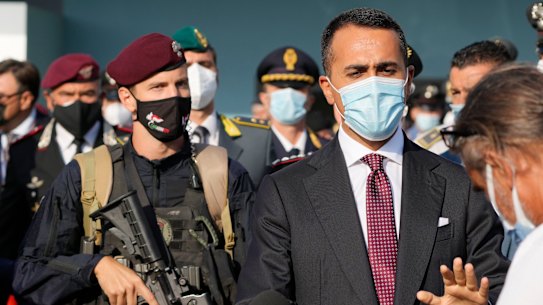 Italian Foreign Minister Luigi Di Maio.