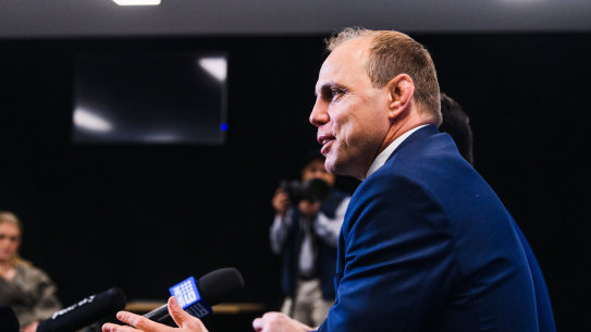 New Rugby Australia supremo Phil Waugh.