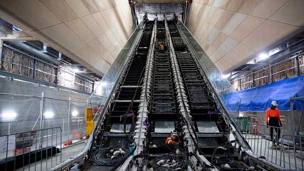 Escalators to the metro train platforms at Central Station are billed as the longest in the Southern Hemisphere.