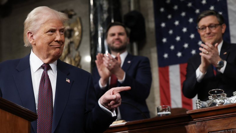 Trump says he’s ‘just getting started’ in address to rowdy US Congress