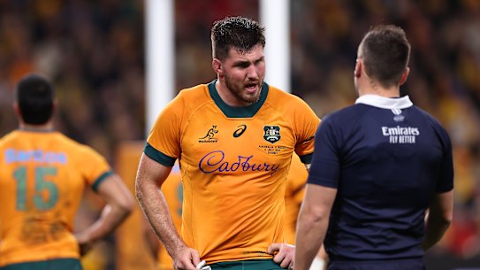 Liam Wright returned to the Wallabies’ fold for the first Test against Wales this year, and was named captain.